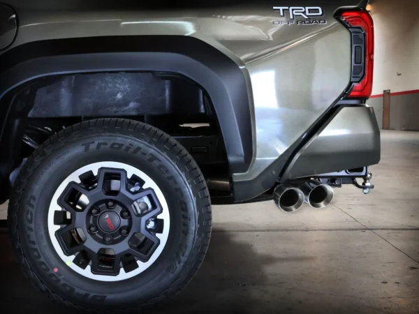 aFe Exhaust Vulcan Series POLISHED DUAL TIP 24+ Tacoma - Image 5