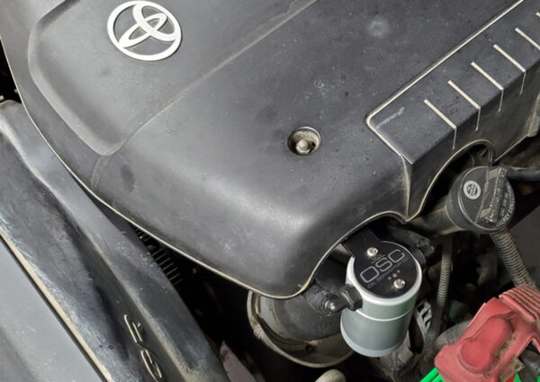 J&L Oil Separator Tacoma 4L, 4Runner, FJ V6 SILVER - Image 8
