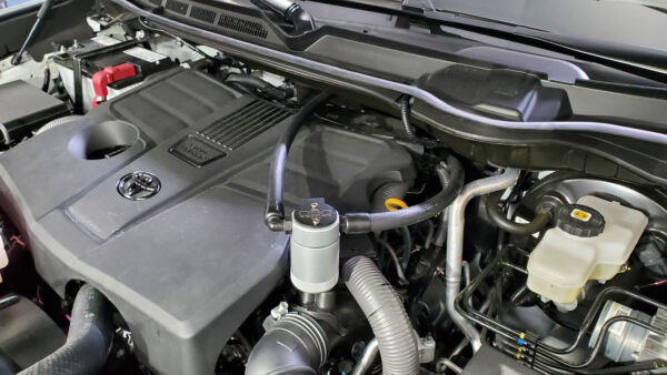 J&L Oil Separator 2022+ Tundra 2023+ Sequoia 3.5L SILVER - Image 2
