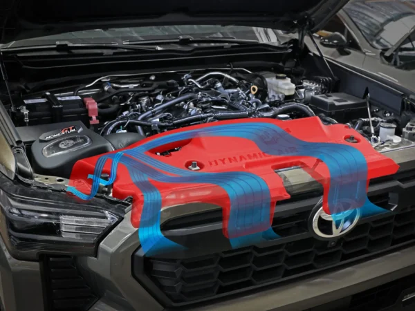 aFe Dynamic Air Scoop XL 2024+ Tacoma RED - Image 7