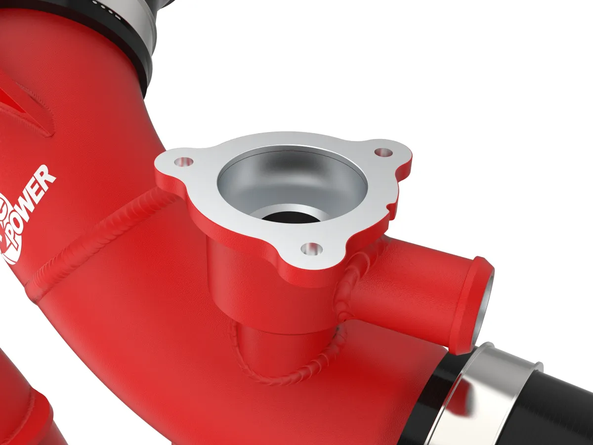 aFe POWER BladeRunner 2-1/2 IN Aluminum Hot Charge Pipe Red 22+ Tundra 23+ Sequoia - Image 4