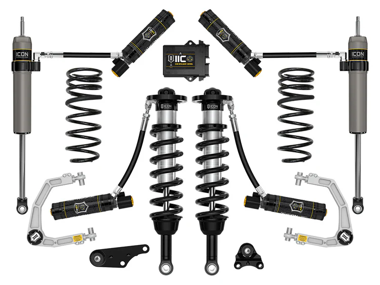 ICON 2024-2025 Toyota Tacoma 1.25-3" Lift, Stage 6 Suspension System, Billet, Triple Rate Rear Springs