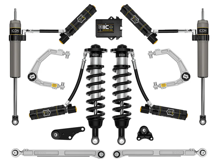 ICON 2024-2025 Toyota Tacoma 1.25-3" Lift, Stage 10 Suspension System, Billet
