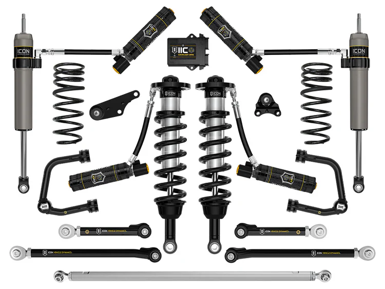ICON 2024-2025 Toyota Tacoma 1.25-3" Lift, Stage 13 Suspension System, Tubular
