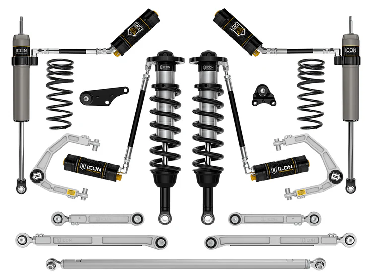 ICON 2024-2025 Toyota Tacoma 1.25-3" Lift, Stage 11 Suspension System, Billet