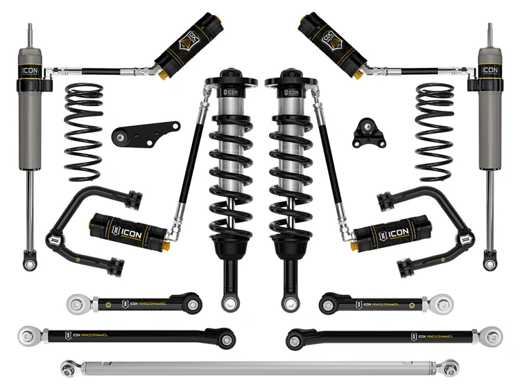ICON 2024-2025 Toyota Tacoma 1.25-3" Lift, Stage 11 Suspension System, Tubular, Overland Rear Springs